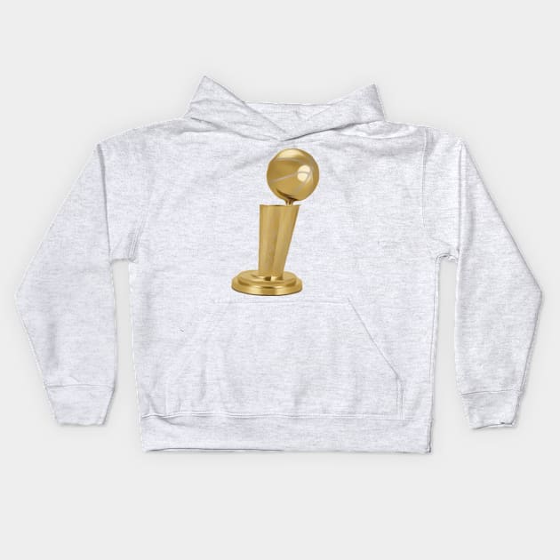 NBA “Larry O’Brien” Championship Trophy Kids Hoodie by The Print Palace